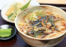 山菜うどんセット